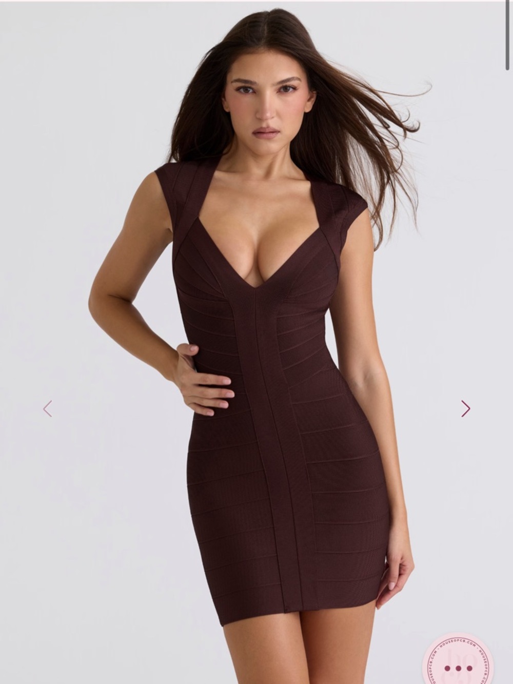 House of CB THE ICON
Chocolat Bandage Mini Dress - XS